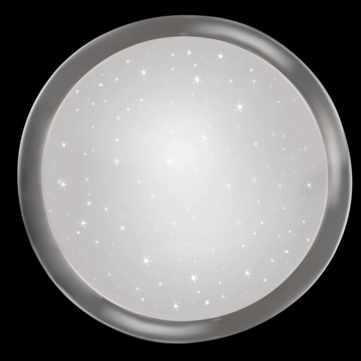 LED-світильник VELMAX V-CL-GALAXY, 40W, 2700–6500K, 230V, з пультом, батарейками та кріпленням