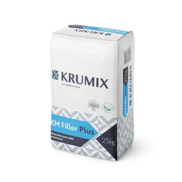 Шпаклівка гіпсова для гіпсокартоних швів KRUMIX KM Filler Plus 25 кг