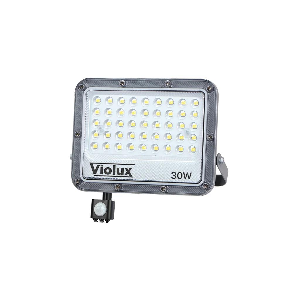 Прожектор Violux CARBON-S, 30W, 5000K, 3600Lm, IP65, з датчиком