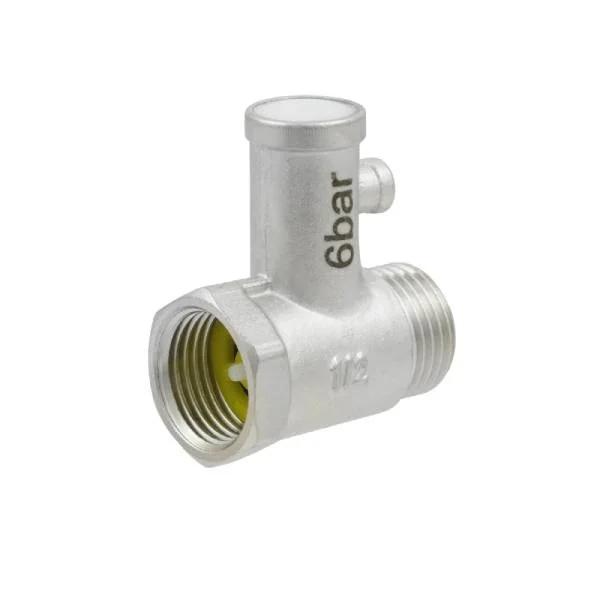 Клапан зворотний підривний зі скиданням PLM PSVA01, 1/2", 6 бар, без ручки