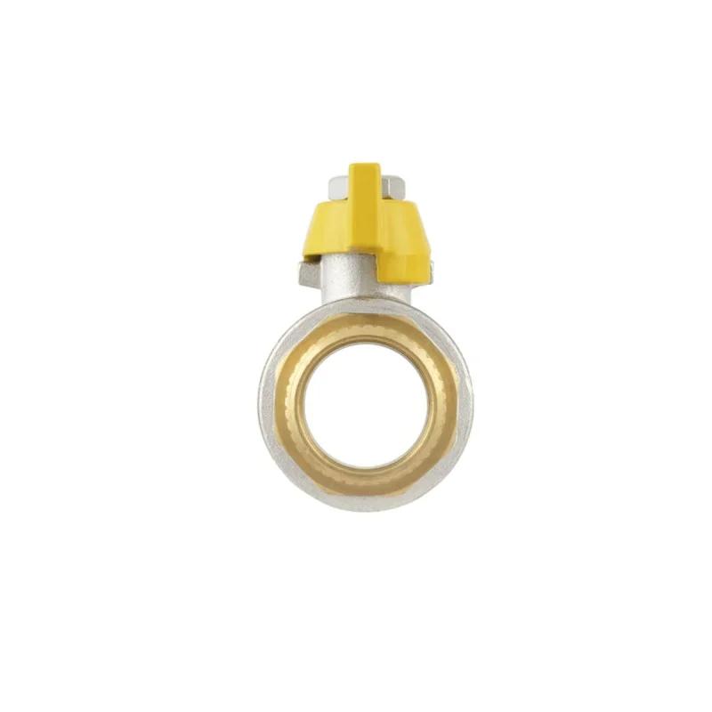 Кран кульовий RAFTEC YELLOW GRB2, ВВ, DN20, 3/4", метелик