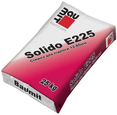 Цементно-піщана стяжка Baumit Solido E225 25кг