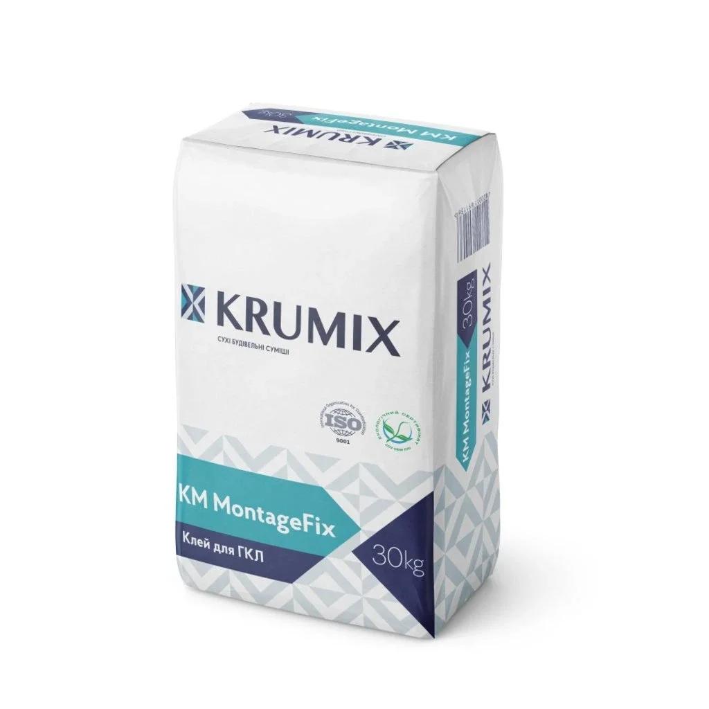 Клей для гіпсокартону KRUMIX KM MontageFix 30кг