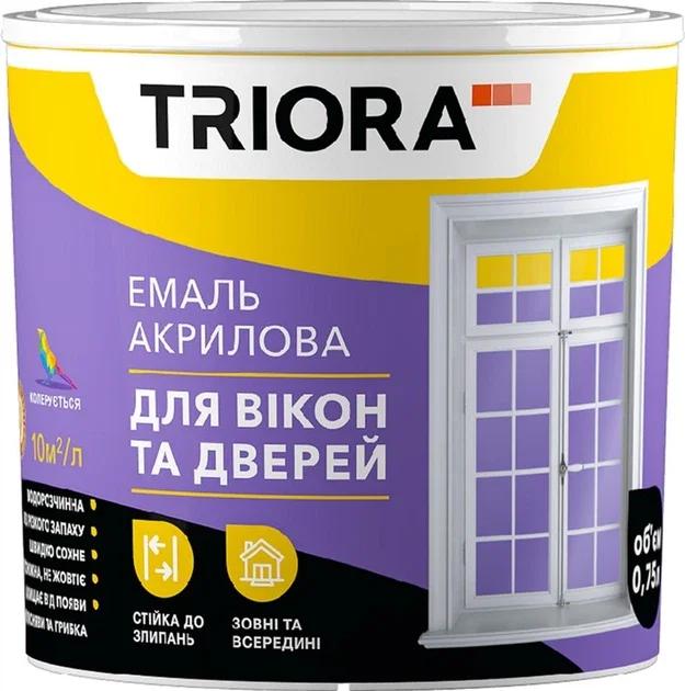 Емаль для вікон та дверей акрилова TRIORA 0.75л (4823048026513)