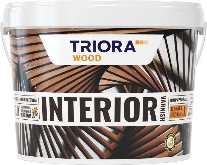 Інтер'єрний лак TRIORA Interior Varnish напівматовий 0.75 л Безбарвний (4823048029422)