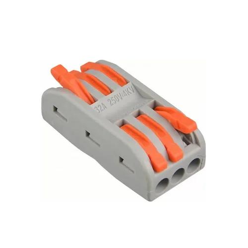 Клема швидкого монтажу прохідна ACKO PCT-2-3 3x3x4 мм² (A0130010110)