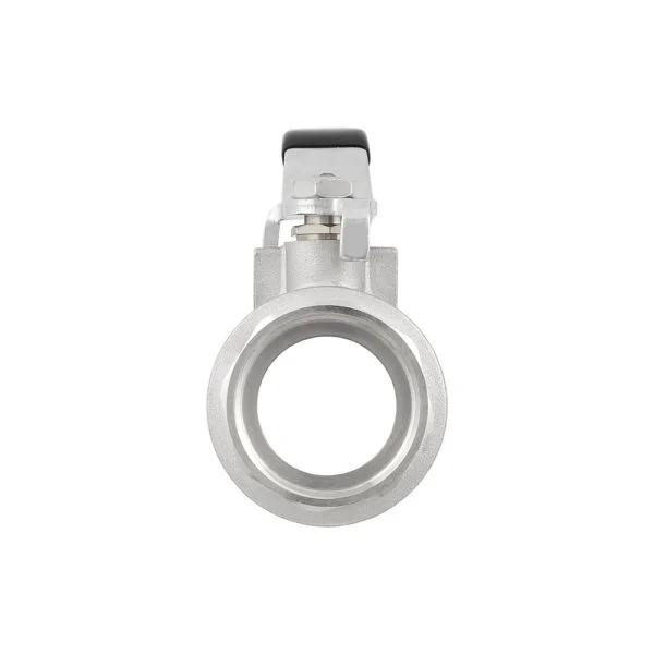 Кран кульовий RAFTEC BLACK DRH5, ВВ, DN40, 1 1/2", PN30, CW617N, ручка