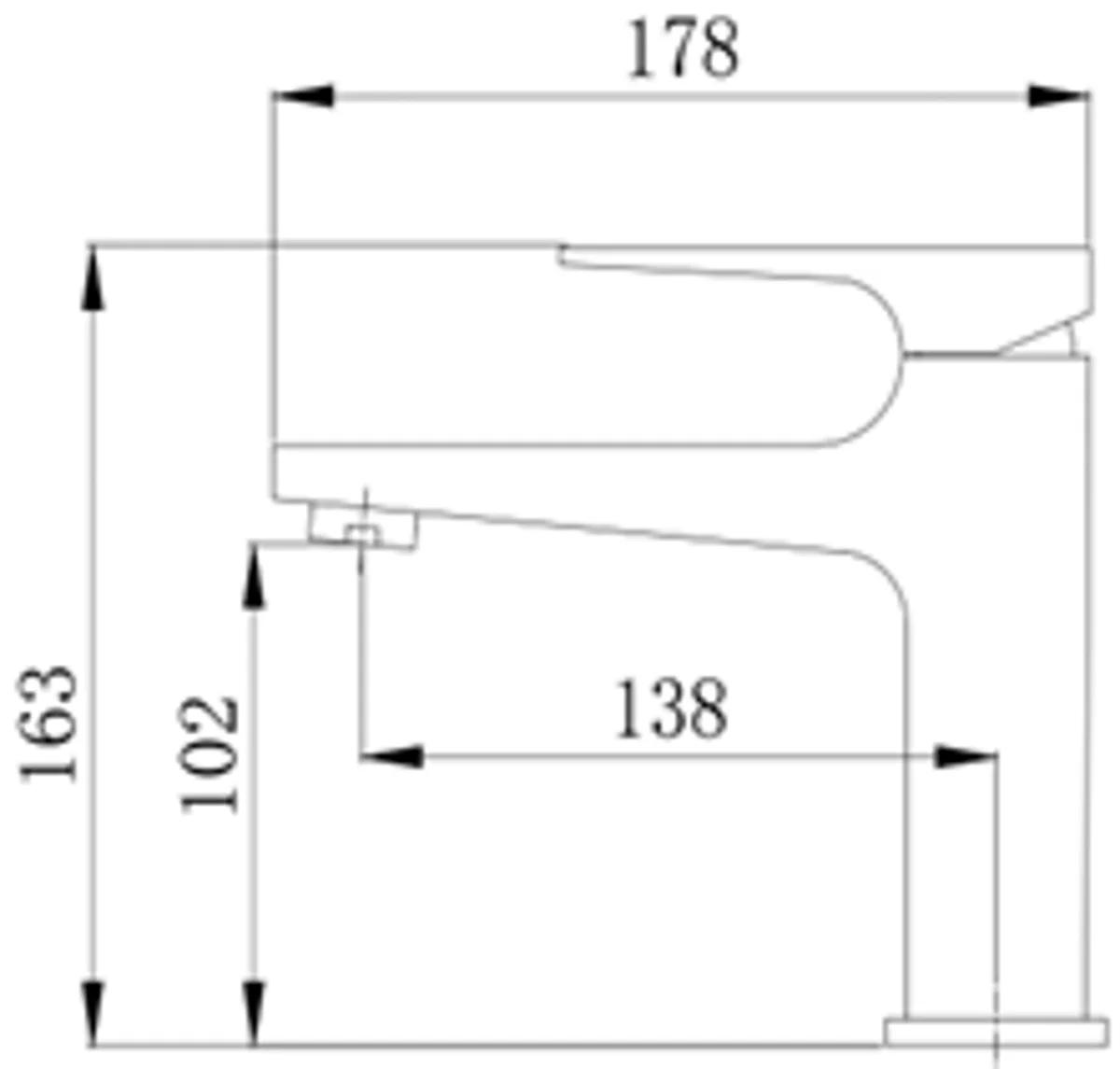 Змішувач для умивальника VENTA BME137MC