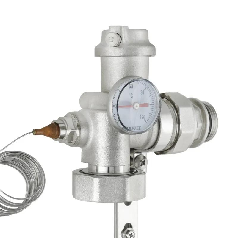 Змішувальний вузол для колектора теплої підлоги (без насосу) RAFTEC 1'' SUR03