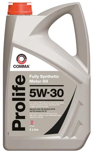 Моторна олива Comma PROLIFE 5W-30 5л