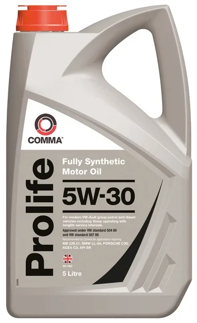 Моторна олива Comma PROLIFE 5W-30 5л