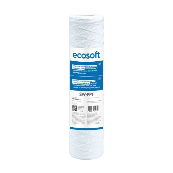 Картридж з поліпропіленової нитки Ecosoft 2,5"x10" 1 мкм (CPN25101ECO)
