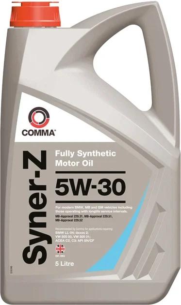 Моторна олива Comma SYNER-Z 5W-30 5л
