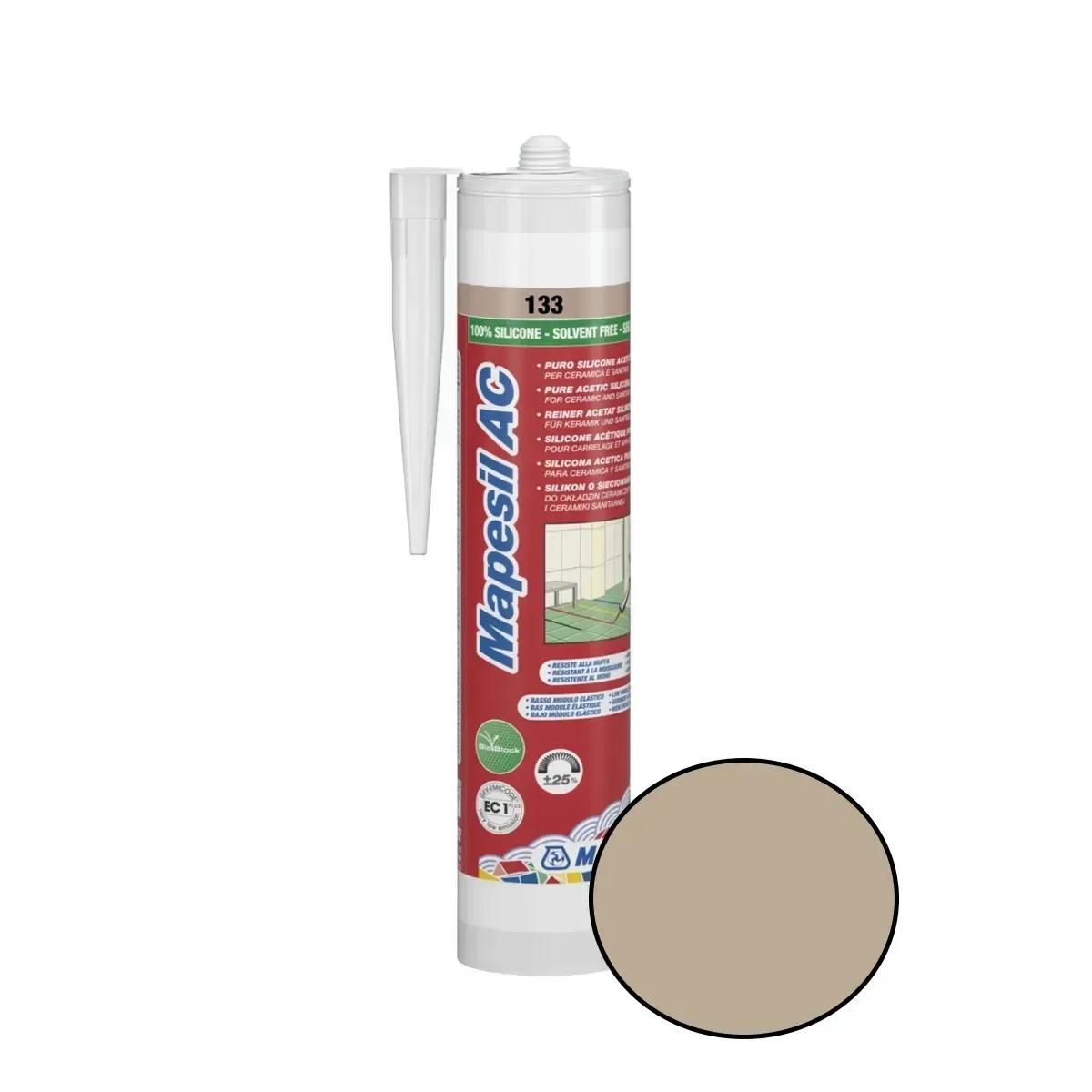Герметик силіконовий Mapei Mapesil AC №133 песочный 310мл