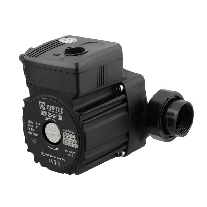 Циркуляційний насос Raftec RCP 25-6/130 (з кабелем та гайками)