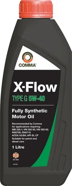Моторна олива Comma X-FLOW TYPE G 5W-40 1л