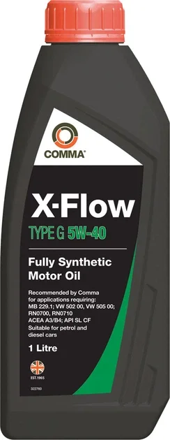 Моторна олива Comma X-FLOW TYPE G 5W-40 1л