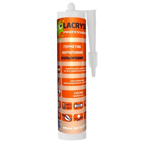 Герметик акриловий Lacrysil кольоровий сосна 280мл