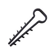 Дюбель-ялинка СКІМ 8мм плоский чорний