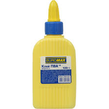Клей ПВА суперковпачок 100мл Buromax
