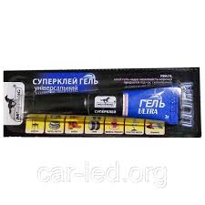 Супер клей MG1-TM Мустанг ГЕЛЬ 3г тюбик-мультікарта