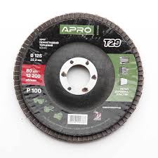 Круг пелюстковий 125*22 р100 конічний (APRO)