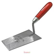 Кельма трапецевидна нерж.сталь  160мм ручка дерев OLEJNIK