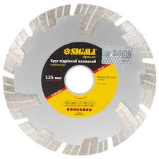 Круг алмазний для болгарки SIGMA 125mm сегмент