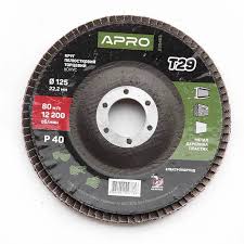 Круг пелюстковий 125*22 р40 конічний (APRO)