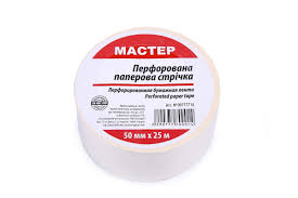 Стрічка перфорована паперова 50мм*25м