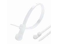 Хомут нейлоновий 4*300 білий б/с (п 100 шт.)"WoffMann"