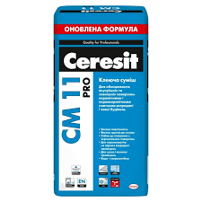 Клей для плитки Ceresit CM 11 для внутрішніх та зовнішніх робіт 5кг