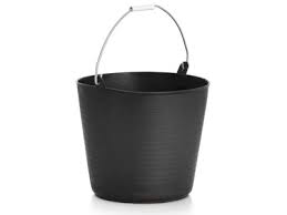 Відро Будівельне еластичне 26л Чорне Іспанія "WoffMann"