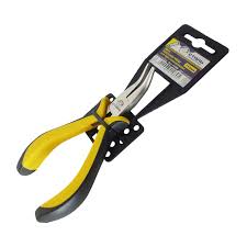 Пласкогубці міні вигнуті нікельовані 115мм Сталь