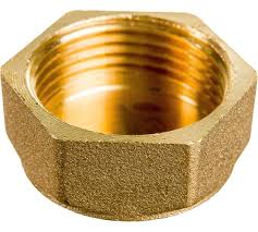 Заглушка латунь PB DN15 1/2" без вушка LEXLINE УК 1001-B