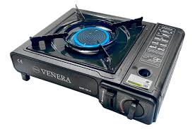 Плита газова портативна з керамічним інфрачервоним пальником 342*275*113мм з адаптером