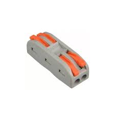 Клема шв монт Аско 2*2*4мм прохідна PCT-2-2 помаранч