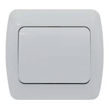 Вимикач ZIRVE білий 1кл Fixline