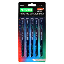 Полотно для лобзика дерево 132/110мм 4мм-6TPI швидкий прямий T344D PRO (APRO)(пач-5шт)