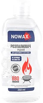 Розпалювач для деревини та вугілля Nowax рідкий 250мл