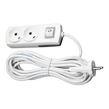 Подовжувач VIOLUX 2x1 2p 2m без заз.