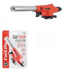 Пальник газовий з п'єзопідпалом Carlife сопло:18мм. довж 68мм. керам захист (10/100шт)(GT505)