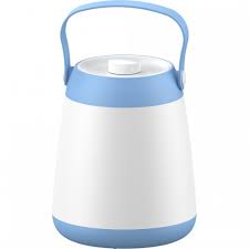 Ліхтар акум LED 15W 160-550Lm 220-240V 125*155mm настільний голубий