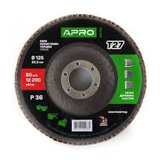 Круг пелюстковий 125*22 р36 прямий (APRO)