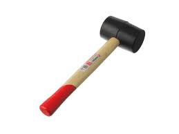 Киянка гумова з фібрагласовою ручкою 60мм, 450г