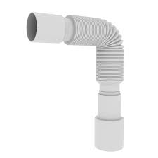 Труба гофрована з'єднувальна з НГ ф1*1/2"40/50 довга, L=310-650mm. PLM(120) PM 41 GT 10 03