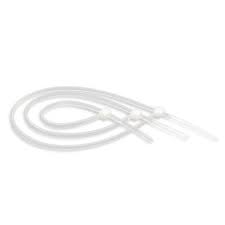 Хомут нейлоновий 4*250 білий б/с (п 100 шт.)"WoffMann"