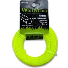 Жилка для тримера "Квадрат" 2.70мм 15м ТМ «WoffMann»