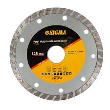 Круг алмазний для болгарки SIGMA 125mm універсал
