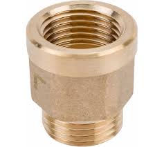 Муфта латунь PB DN20*15 3/4*1/2 LEXLINE